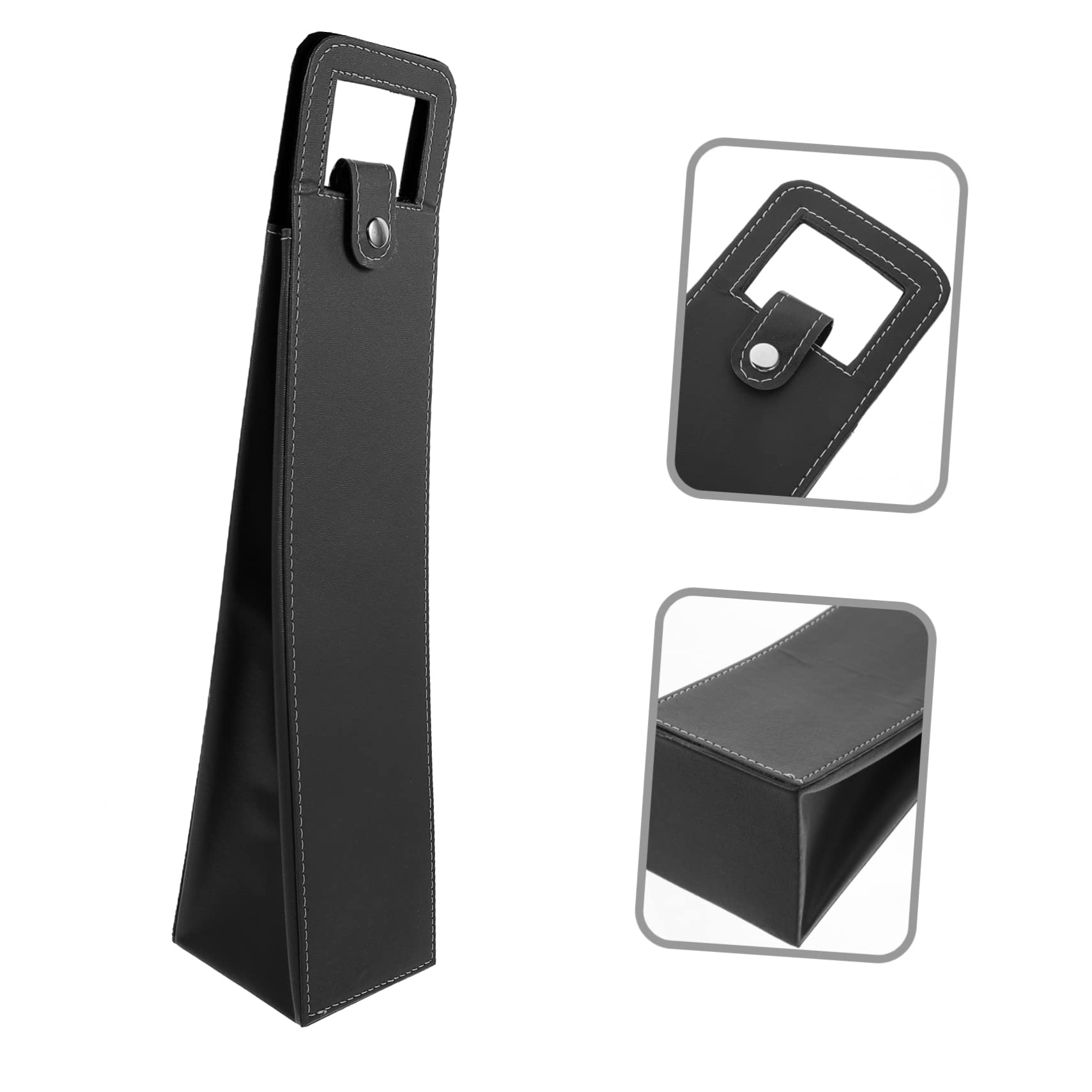 MAGICLULU 3pièces à Vin Cuir Pour Bouteille Tote Réutilisable Élégant Pour Mariage Et