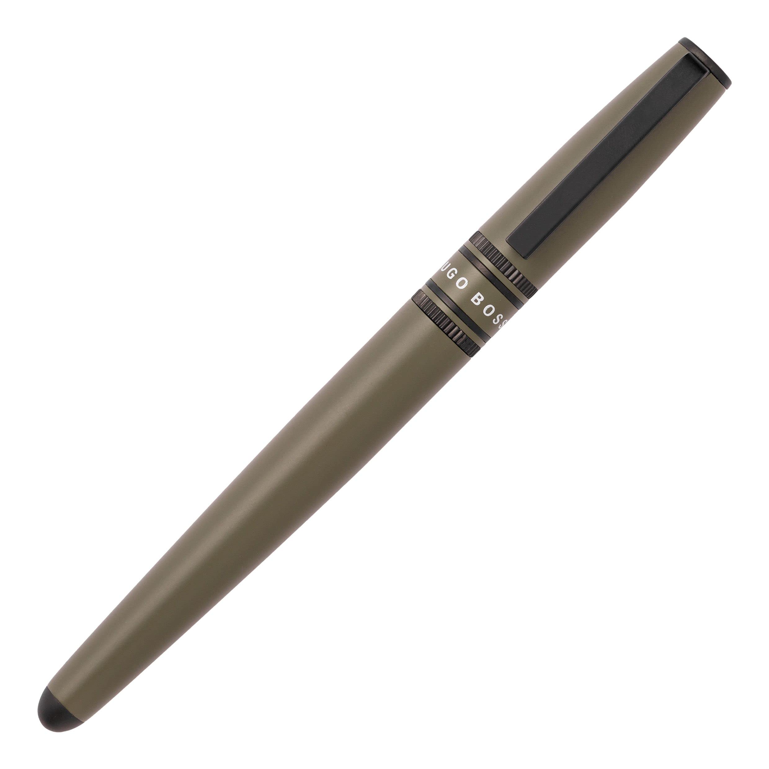 Hugo Boss Ballpoint pen Gear Minimal Black & Chrome