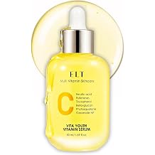 ELT Vita Youth Vitamin C Face Serum 1.69fl.oz.(50ml) -Korean Ferulic Acid, Beta-Glucan - Skin Brightening, Anti-Aging, Dark Spot Remover - K-Beauty Skincare (Pack of 1) eltcosmetics