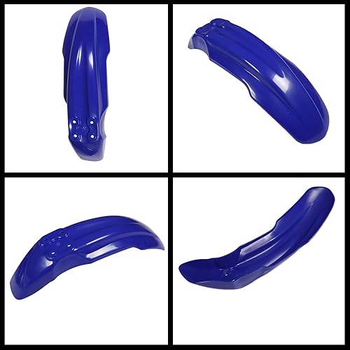Miniatura 3 de Kit de carenado de plástico ABS azul y blanco para guardabarros laterales de reemplazo para Yamaha YZ85 2002-2014 Dirt Bike