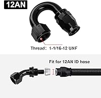 Vista 36 de EVIL ENERGY 6AN PTFE Manguera de extremo recto en color negro para manguera PTFE únicamente