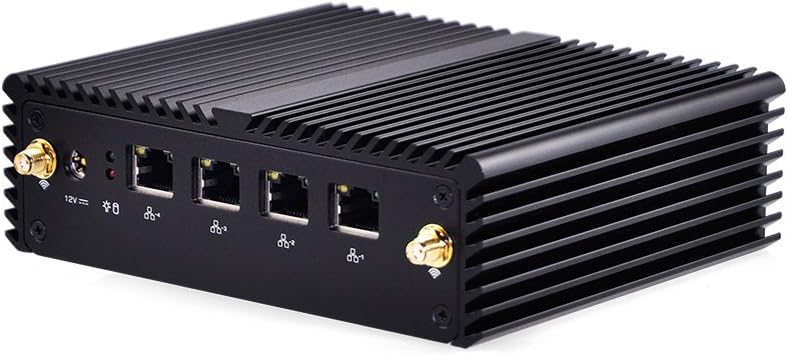 4 LAN Mini PC Q190G4N-S08 with 4GB RAM and 64GB SSD, Intel Celeron J1900 Processor, Quad core 2.0 GHz