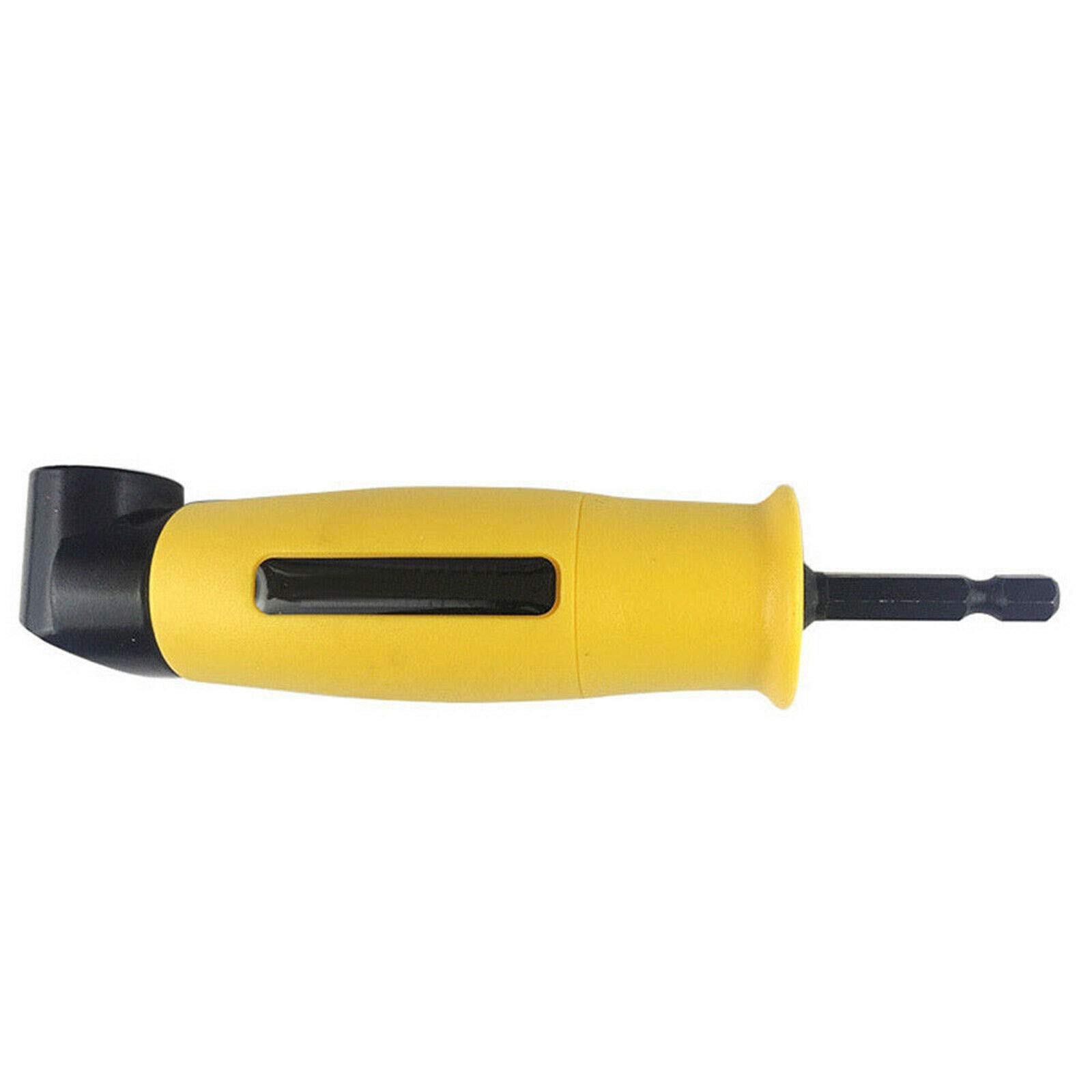 Adaptateur de perceuse à angle droit 1/4" 90 degrés pour mandrin à angle droit