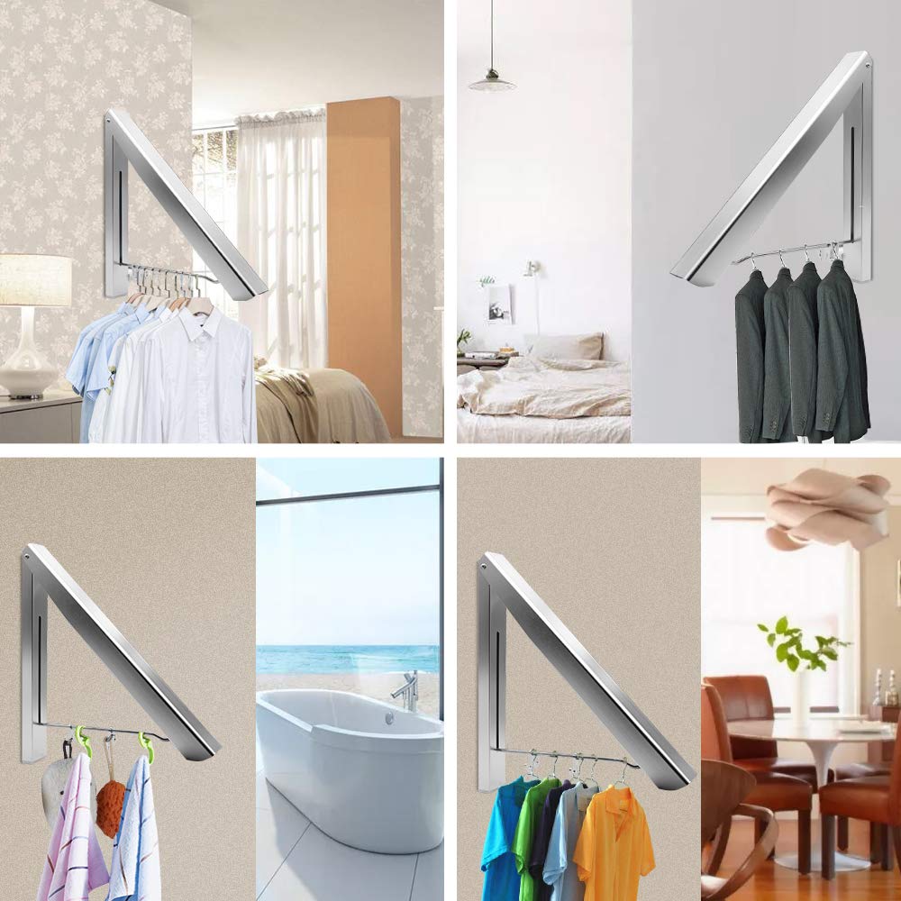 Clothes Drying Rack, Laundry Racks for Drying Clothes, Wall Mounted