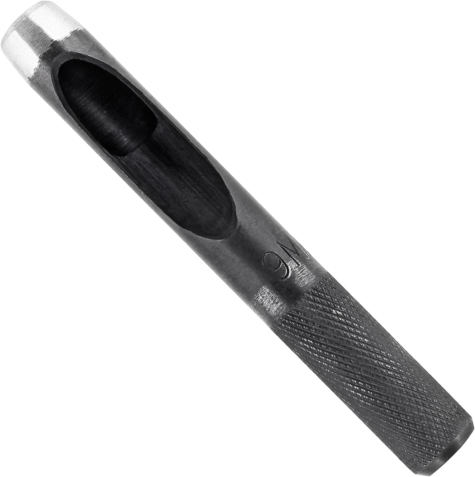 Bivethoi 9mm Gasket Punch, Carbon Steel Hollow Hole Cutter Tool, Watch Band Leather Hole Punch for Belts Fabric Canvas Paper Plastic Craft (Metric)