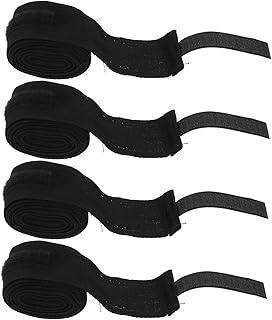 HONMEET 2 Pares De Bandagem De Boxe Muay Thai Envoltórios De Mão Bandagens Elásticas Fita De Pulso Atlética Luvas De Boxe Bandagem De Boxe Faixa De Mão De Boxe Suporte De Pulso Mão Pulso