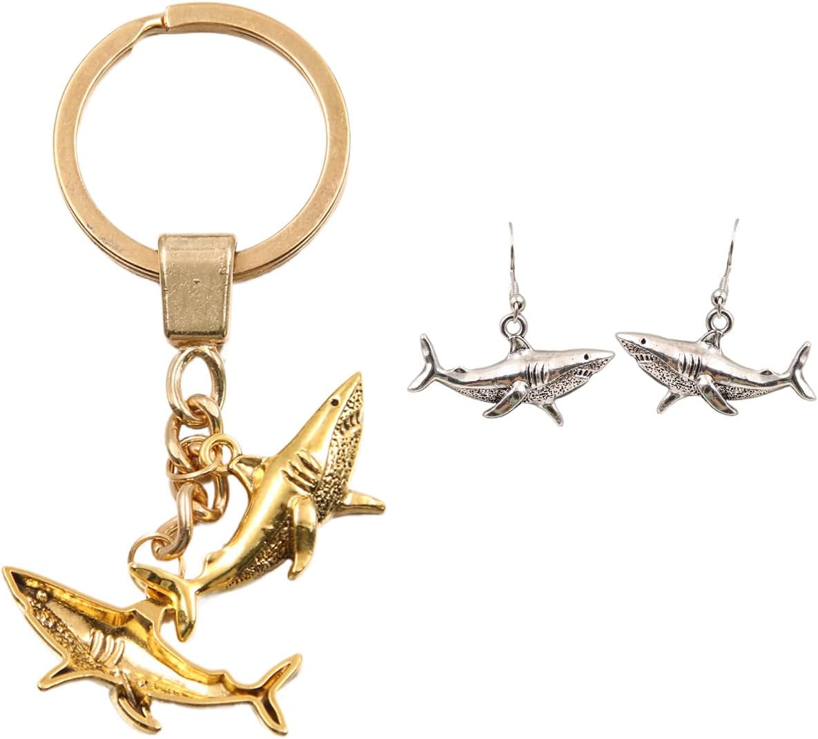 30PCS 18 * 30mm 2.2g Shark Charms Marine Animals Pendant Metal Alloy DIY Necklace Bracelet Earrings Marking DIY gifts for ladies and mothers - Image 2