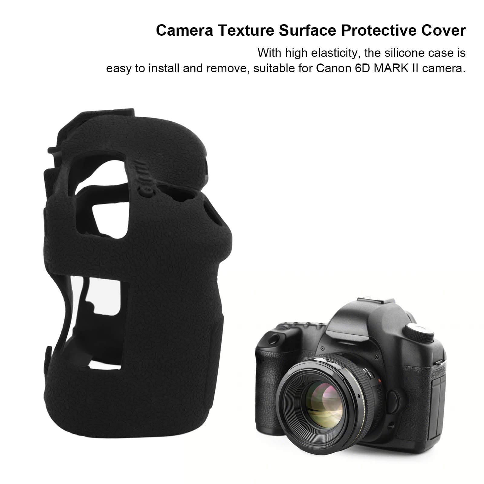 Custodia Protettiva in Silicone per Fotocamera per 6D MARK II Custodia Morbida e Resistente Lavabile