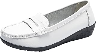 Mocasines de mujer bailarinas planas zapatos elegantes zapatos de mujer antideslizantes zapatos de piel sintética zapatos cómodos suaves para caminar zapatos casuales zapatos de verano zapatos