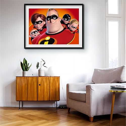 Miniatura 4 de QUITEDEW Kits de pintura de diamantes para adultos, pintura de diamantes de dibujos animados, kits de arte de diamantes para adultos, pintura