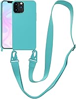 Vista 62 de Funda compatible con iPhone 13 Pro con cordón, funda cruzada para iPhone con correa 13 Pro, ajustable, a prueba de golpes, protección contra caídas