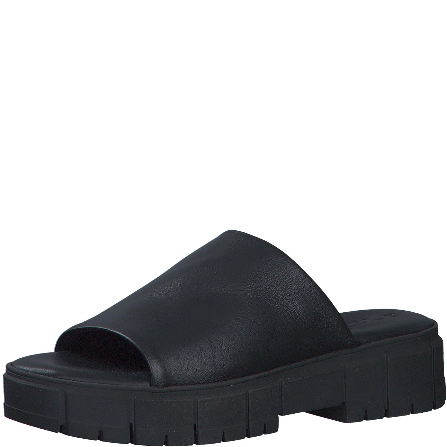 Tamaris Women's Noir Wedge Mules For 1-27252-42