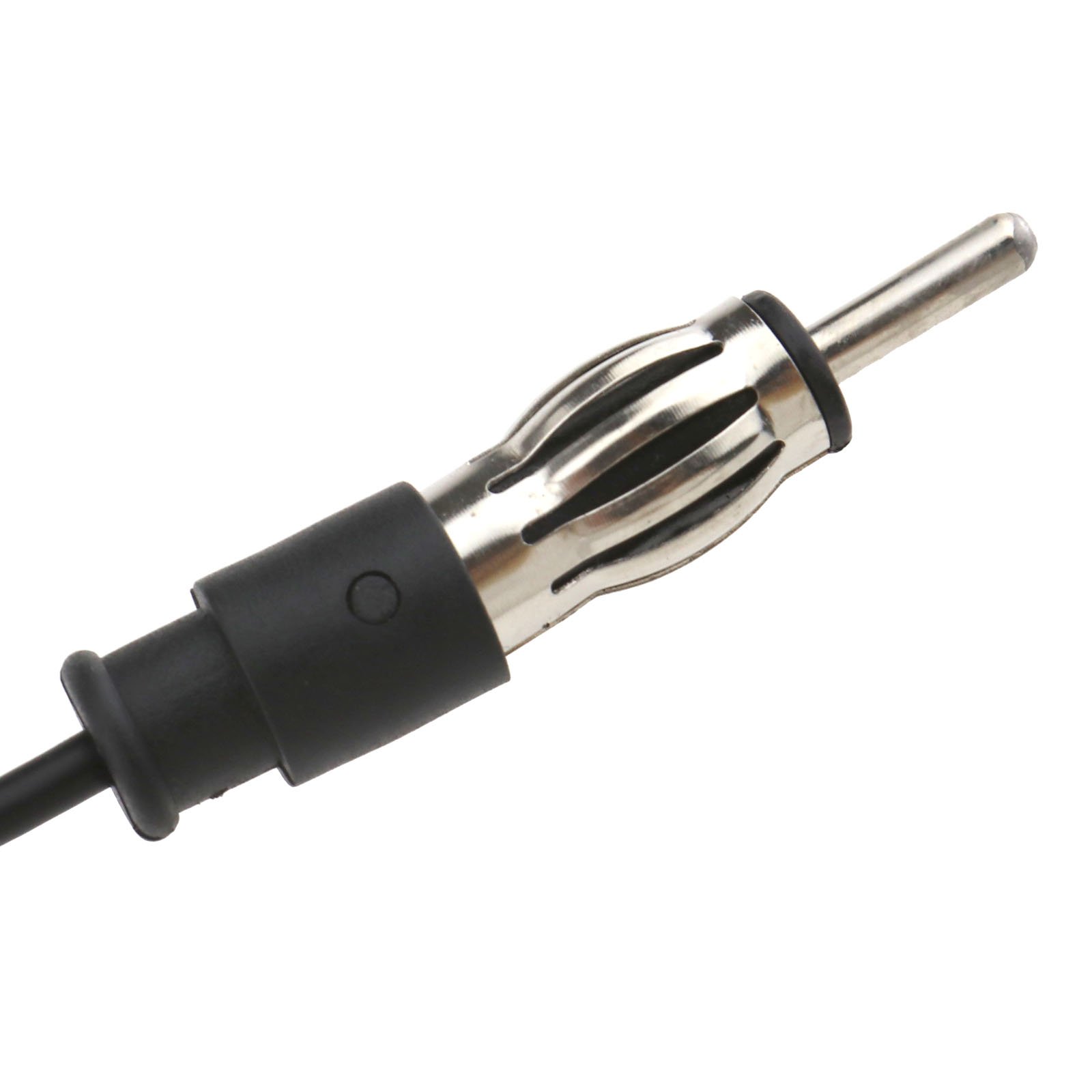 Generic Vintage antenne, universele autoantenne 18,5 inch voor autodakradio, AM/FM, 180° draaibaar, zilverkleurig