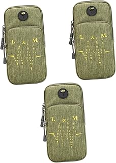 Uonlytech 3 Pçs Coldres De Telefone Celular Com Clipe De Cinto Fornecimento De Fitness Braço Pulseira Coldres De Telefone Para Homens Cinto Esportes Saco De Telefone Celular Sacos De
