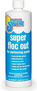In The Swim Super Floc Out Drop the Gunk, Ditch the Cloud, Dive Into Clear Water 1 Quart