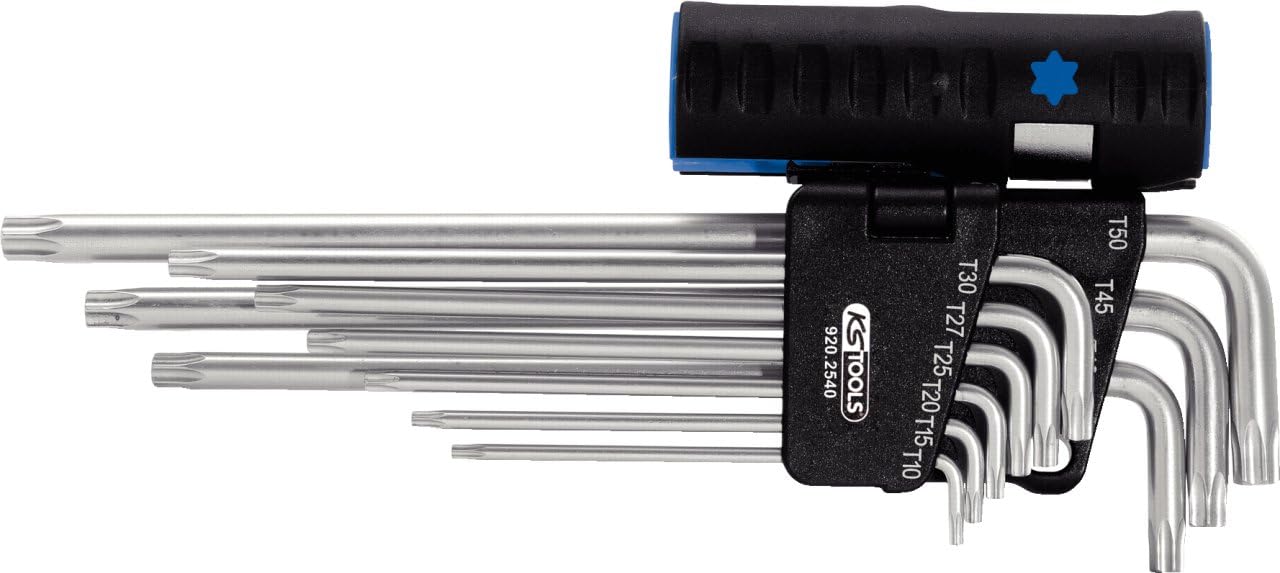 【Amazon.co.jp 限定】KS TOOLS 3 TXキーレンチセット3個、extraな長さ10個 3 in 1 TX key
