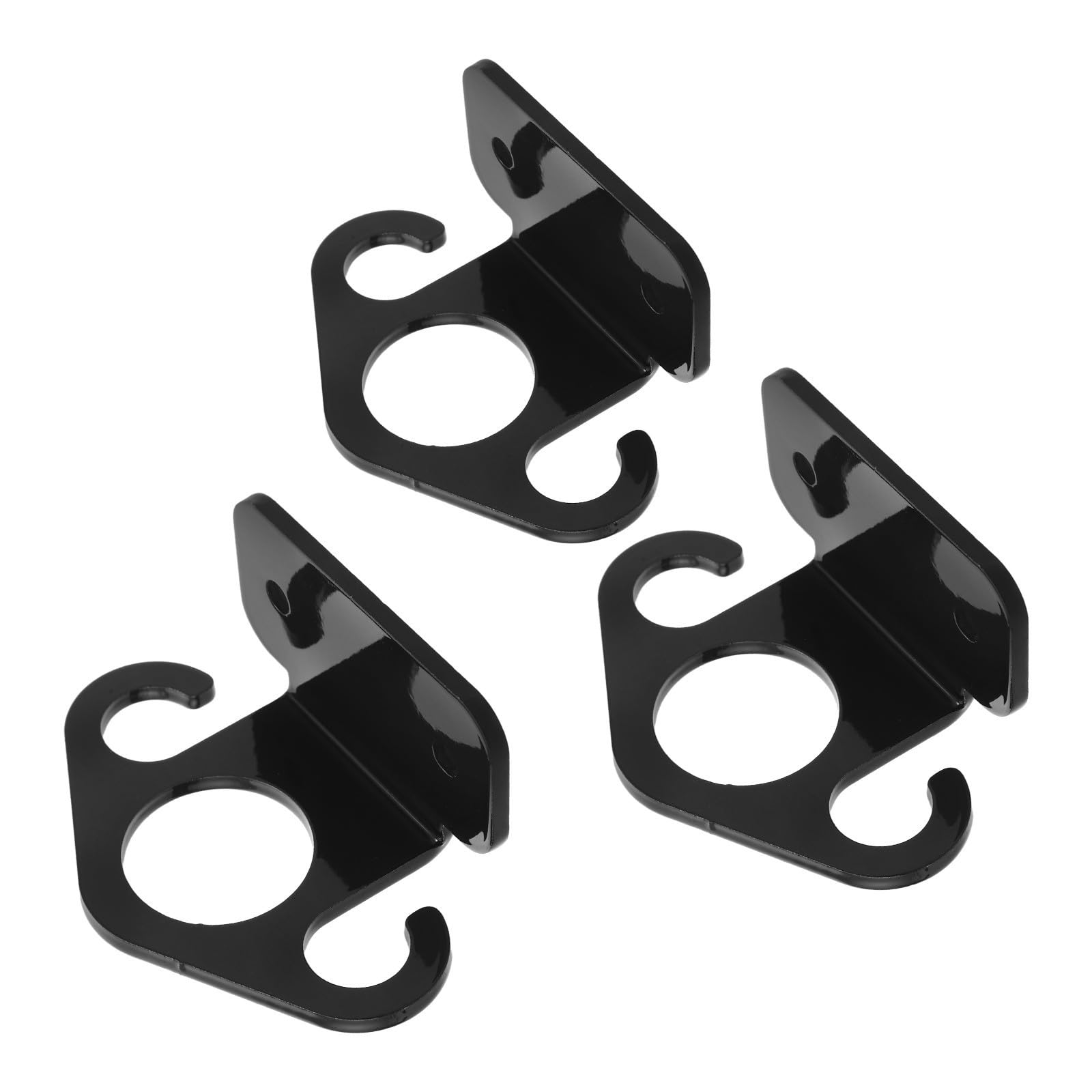 YARNOW 3 Piezas Gancho de Pared para Bandas de Resistencia, Metal Negro