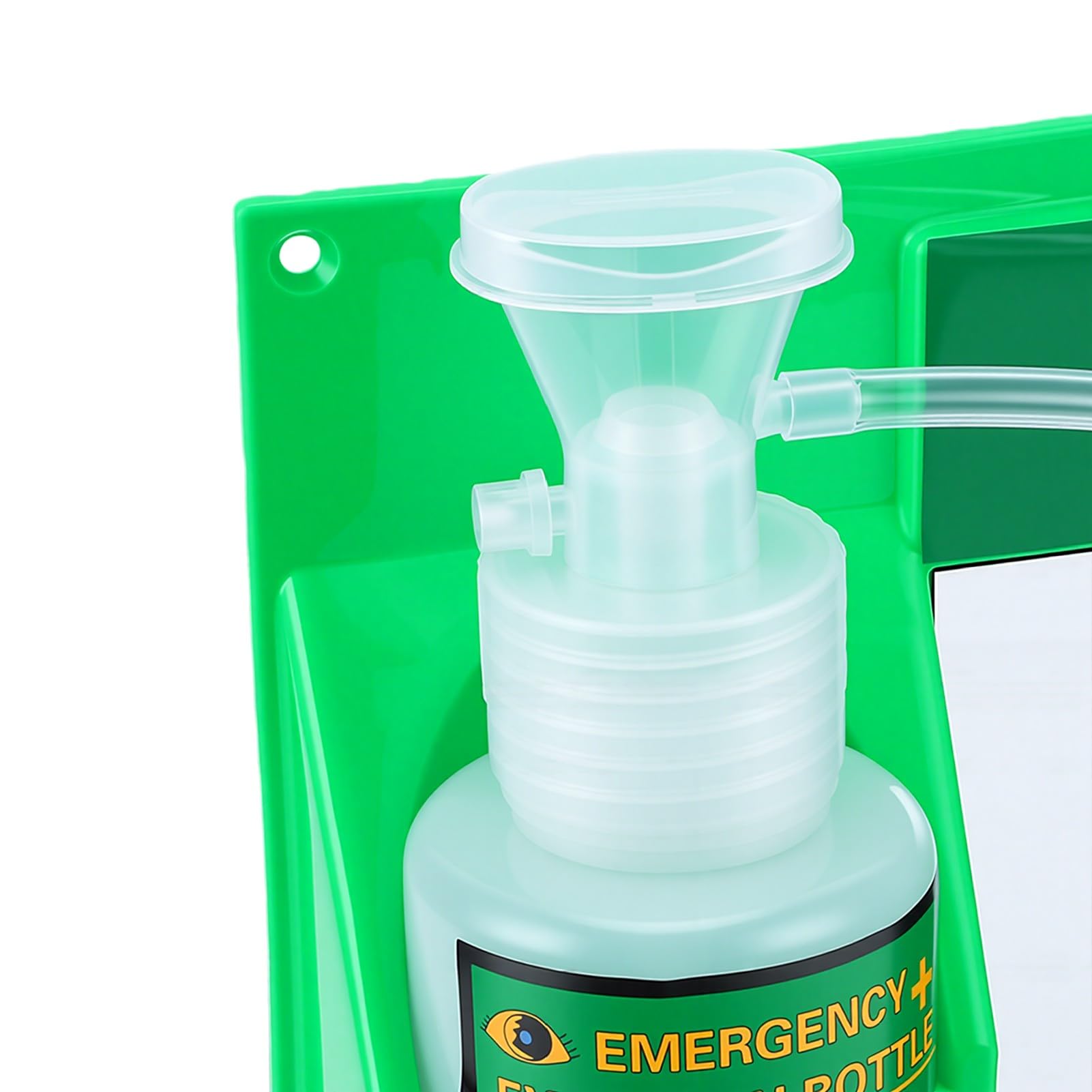 Naroote Station de Lavage Oculaire Portable, Support Mural avec 2 X 500 ML