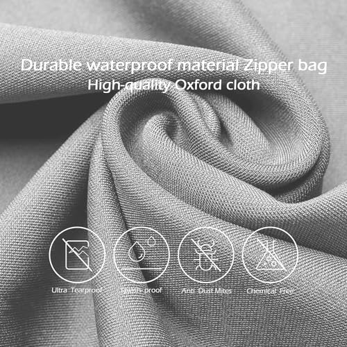 Miniatura 7 de Yiya Bolsa Para Árbol De Navidad Grande Impermeable 600d Oxford Gris