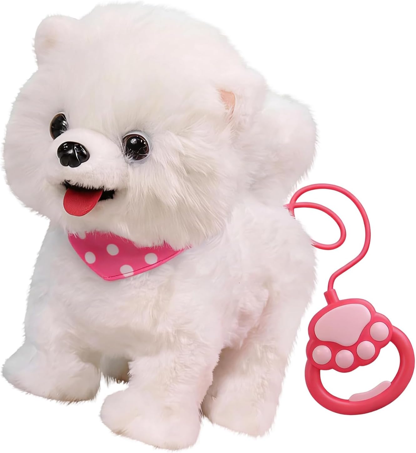 Dog Robot Dog, Robot Dogs Realistic, Battery Powered Puppy, Soft Cuddly Electric Dogs for That Walks Barks and Learns to Talk Encouraging Emotional Bonding and Safe Play Talking Pet