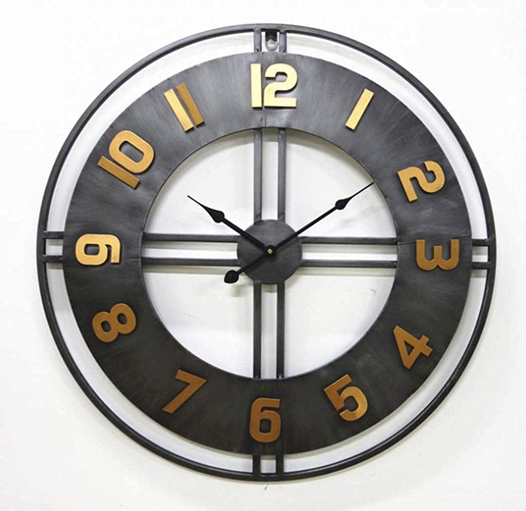 Horloge murale de jardin silencieuse pour en finir avec le tic-tac