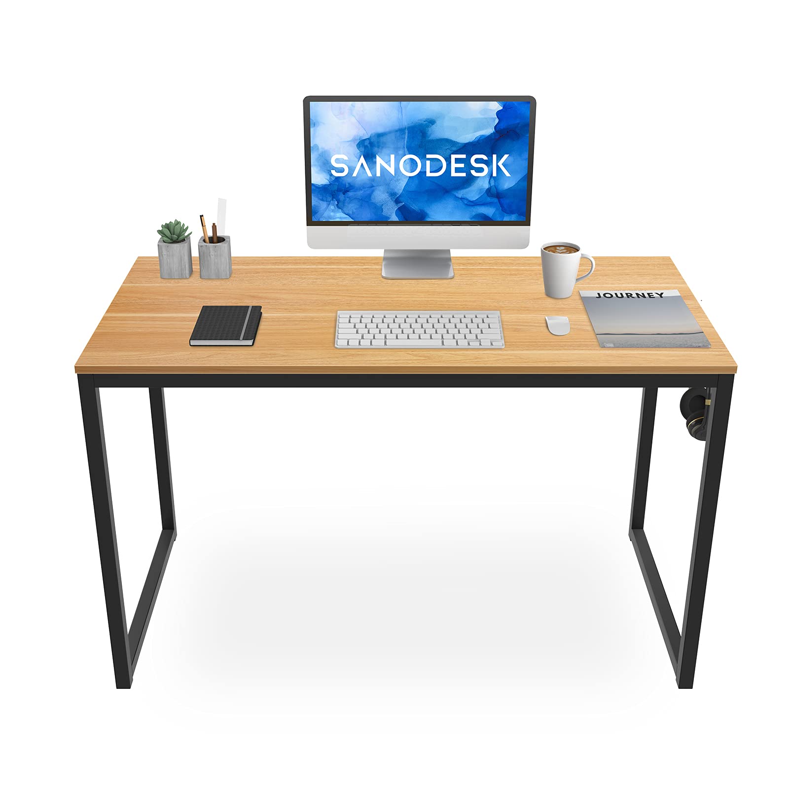 Buy SANODESK Computer Desk 47 inch Modern Simple Sturdy Design Writing