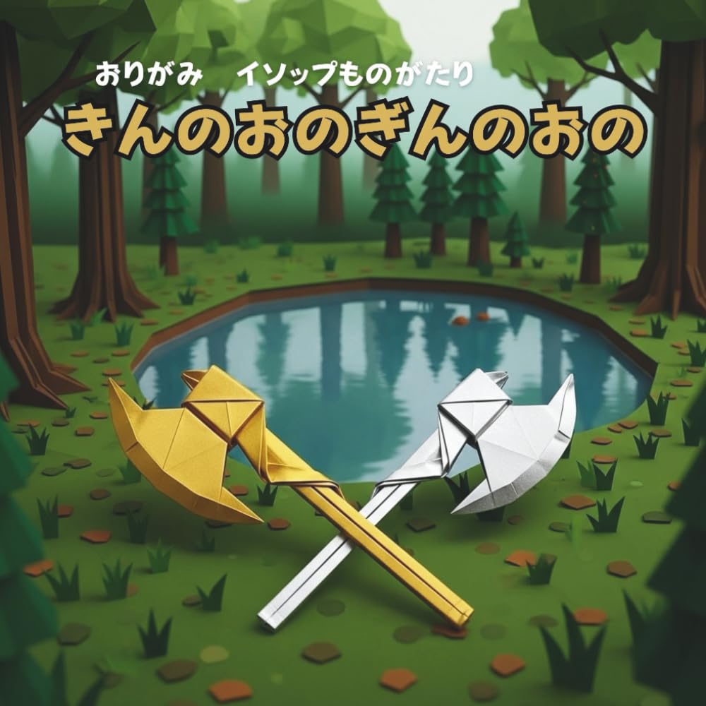 きんのおのぎんのおの: おりがみ　イソップものがたり