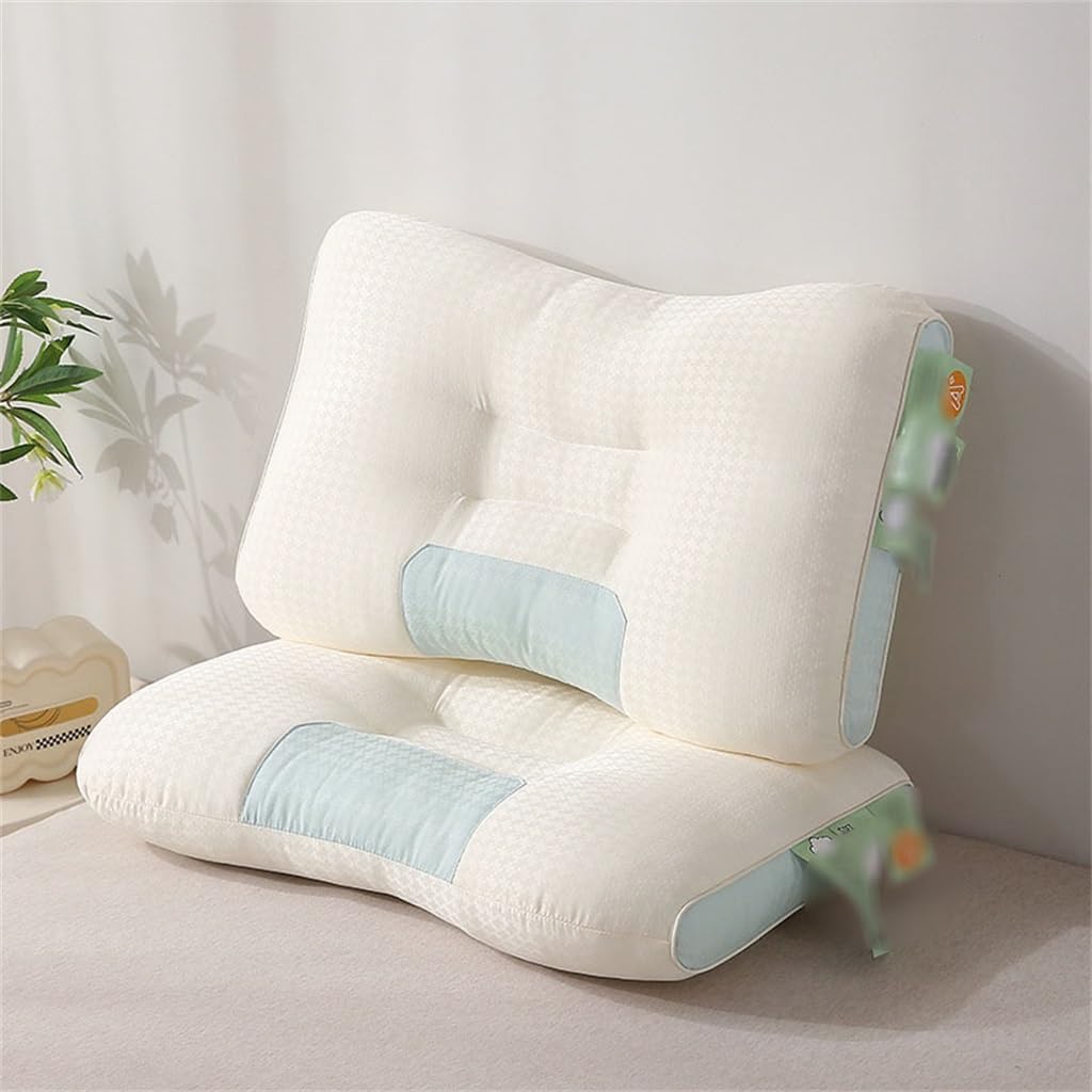 Neck Pillow Pillow Core Single Sleep Home Cervical Spine Comfortable Pillow Cotton Fiber Pillow