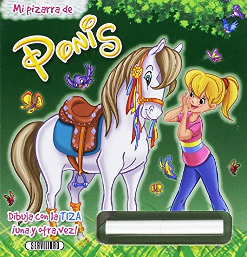 Libro pizarra- Ponis y princesas [Spanish] 847971932X Book Cover