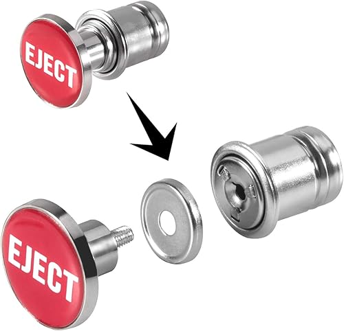 Miniatura 10 de Aokin Botón nitroso y botón de expulsión para encendedor de cigarrillos de automóvil, repuesto para encendedor de cigarrillos de automóvil, se