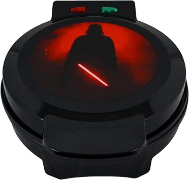 Uncanny Brands Star Wars Darth Vader Waffle Maker- The Sith Lord On Your Waffles- Waffle Iron