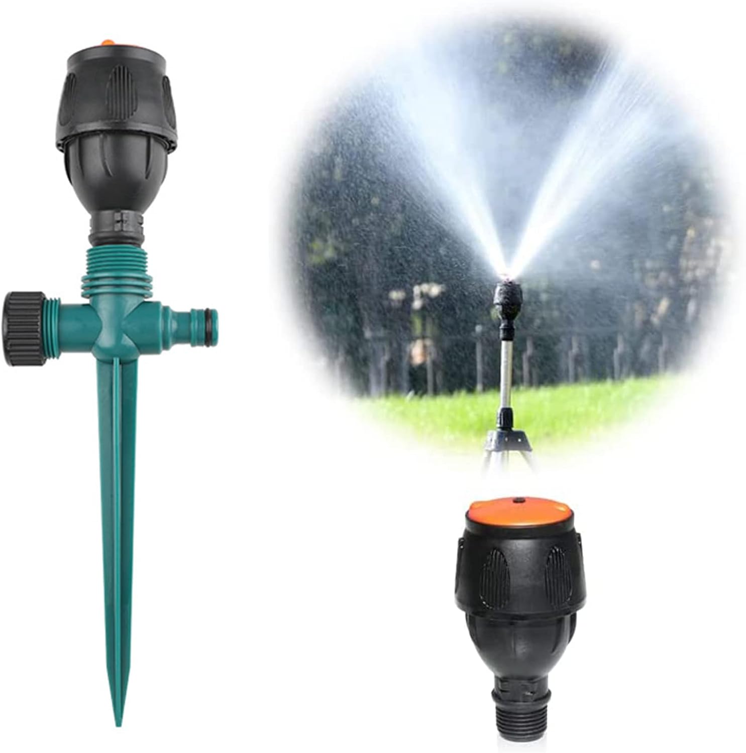 Rotating Tripod Sprinkler 360° Automatic Rotating