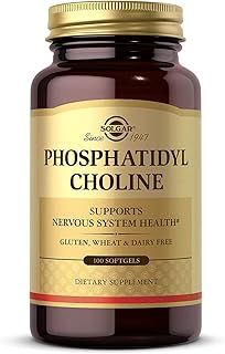 Solgar Phosphatidylcholine, 100 Softgels - Promote Healthy Cognitive Function - Derived From Lecithin - Contains Choline f...
