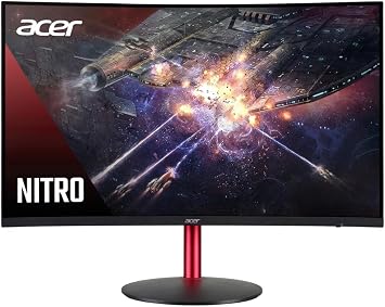 acer Nitro XZ322Q Pbmiiphx 31.5" 1500R Curved Zero-Frame Full HD 1920 x 1080 Gaming Monitor with AMD FreeSync Technology | 165Hz | 1ms VRB | DisplayHDR 400 Display Port & 2 x HDMI Ports