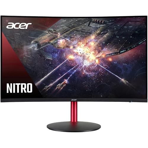 acer Nitro XZ322Q Pbmiiphx 31.5" 1500R Curved Zero-Frame Full HD (1920 x 1080) Gaming Monitor with AMD FreeSync Technology | 165Hz | 1ms VRB | DisplayHDR 400 (Display Port & 2 x HDMI Ports)