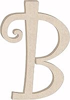 Vista 8 de Pequeña letra de madera de 2 pulgadas con forma de letra L para manualidades, decoración de letras sin terminar del alfabeto para niña, forma ABC