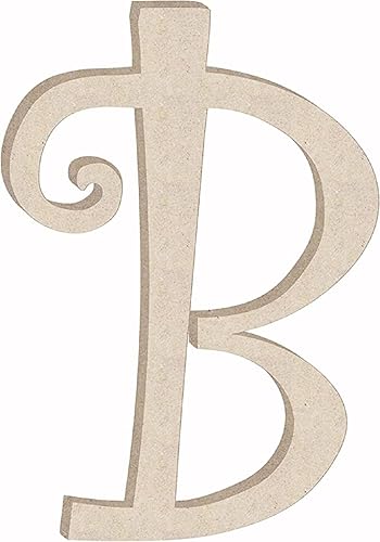 Miniatura 8 de Pequeña letra de madera de 2 pulgadas con forma de letra L para manualidades, decoración de letras sin terminar del alfabeto para niña, forma ABC