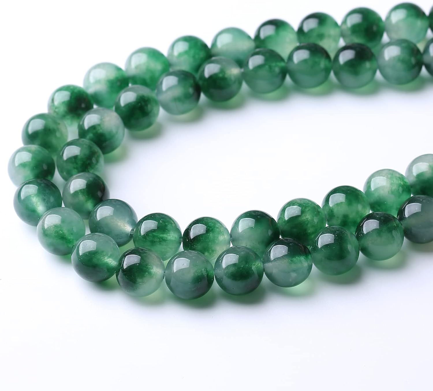 60PCS 6MM Aquatic Agate Stone Beads Energy Healing Beads for DIY Jewelry Bracelet Necklace Making for Jewelry Making 15Inch - Image 2