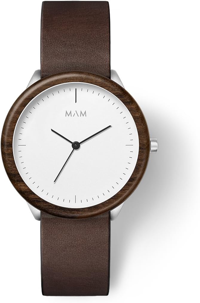 MAM Originals · Stainless Light | Men’s Watches | Minimalist Design | Watch Made from sustainably sourced Wood and Recycled Stainless Steel