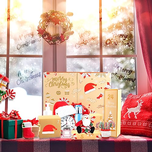 AllLeeGay Christmas Advent Calendars 2023 – 24 Colorful Reusable Boxes for Filling, Advent Calendar Fillers for Kids & Adults, Perfect Christmas Gifts and Presents, Yellow - Image 3