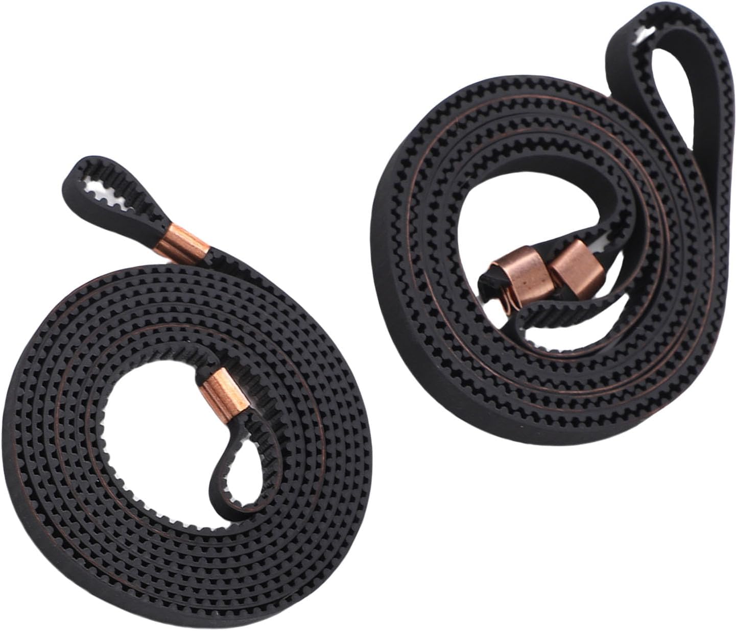 Marhynchus 3D Printer Open Timing Belt, Neoprene Rubber Synchronous Drive Belt for 2 with Copper Buckle for X Y Axes Replacement