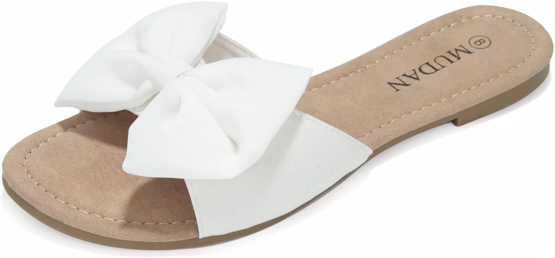 Mu Dan Women's Floral Flat Sandals