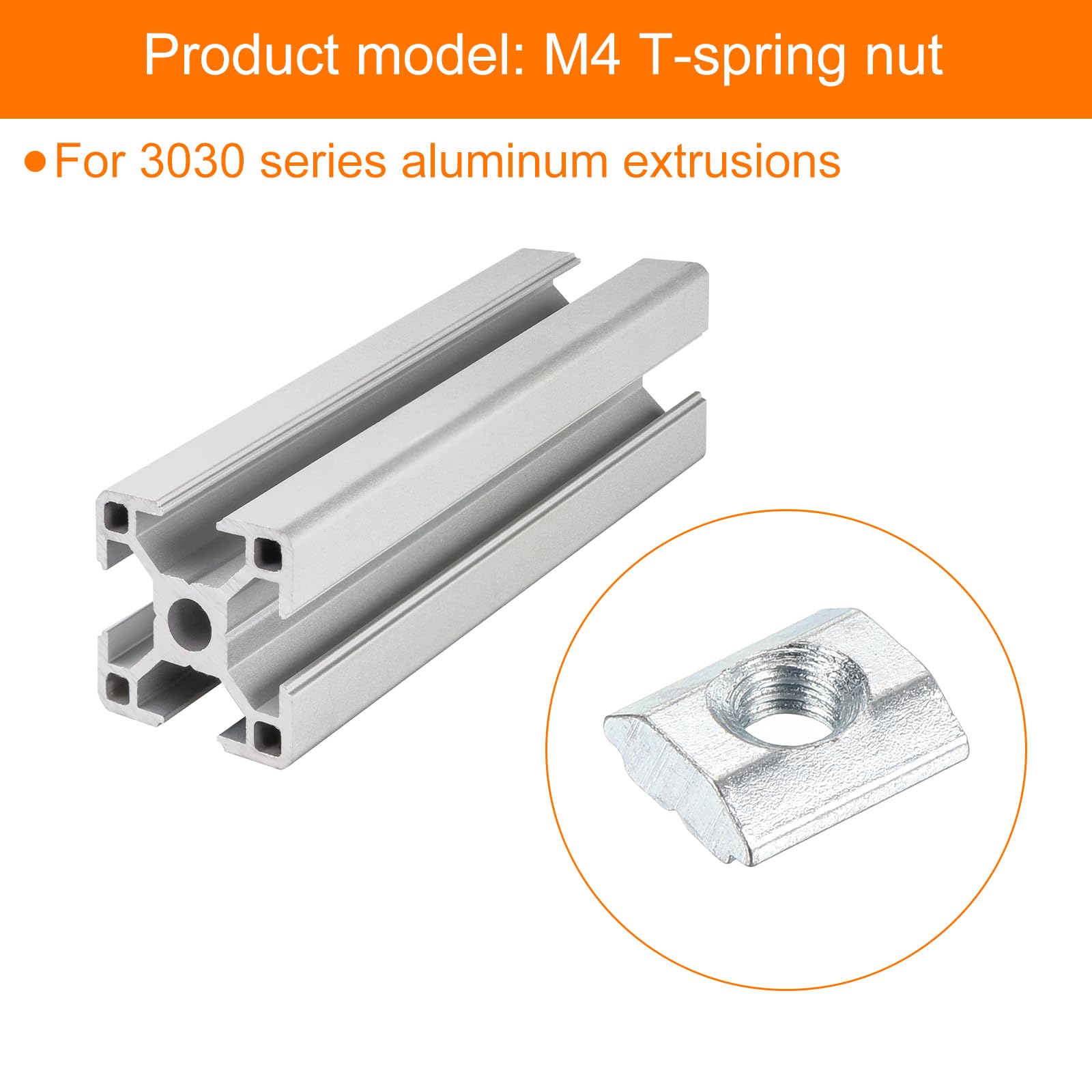 Black Oxide T-Slot Nut, 5 Pcs T Sliding Nut Block, Connection For T Slot Aluminum Extrusion