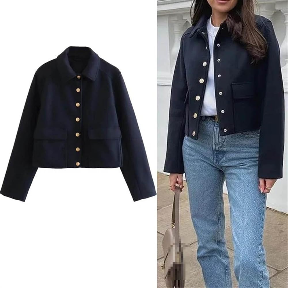 ジャケット・アウター NEW CRIMPED FUR CROPPED BLOUSON Auden Jacket – Cinq à Sept