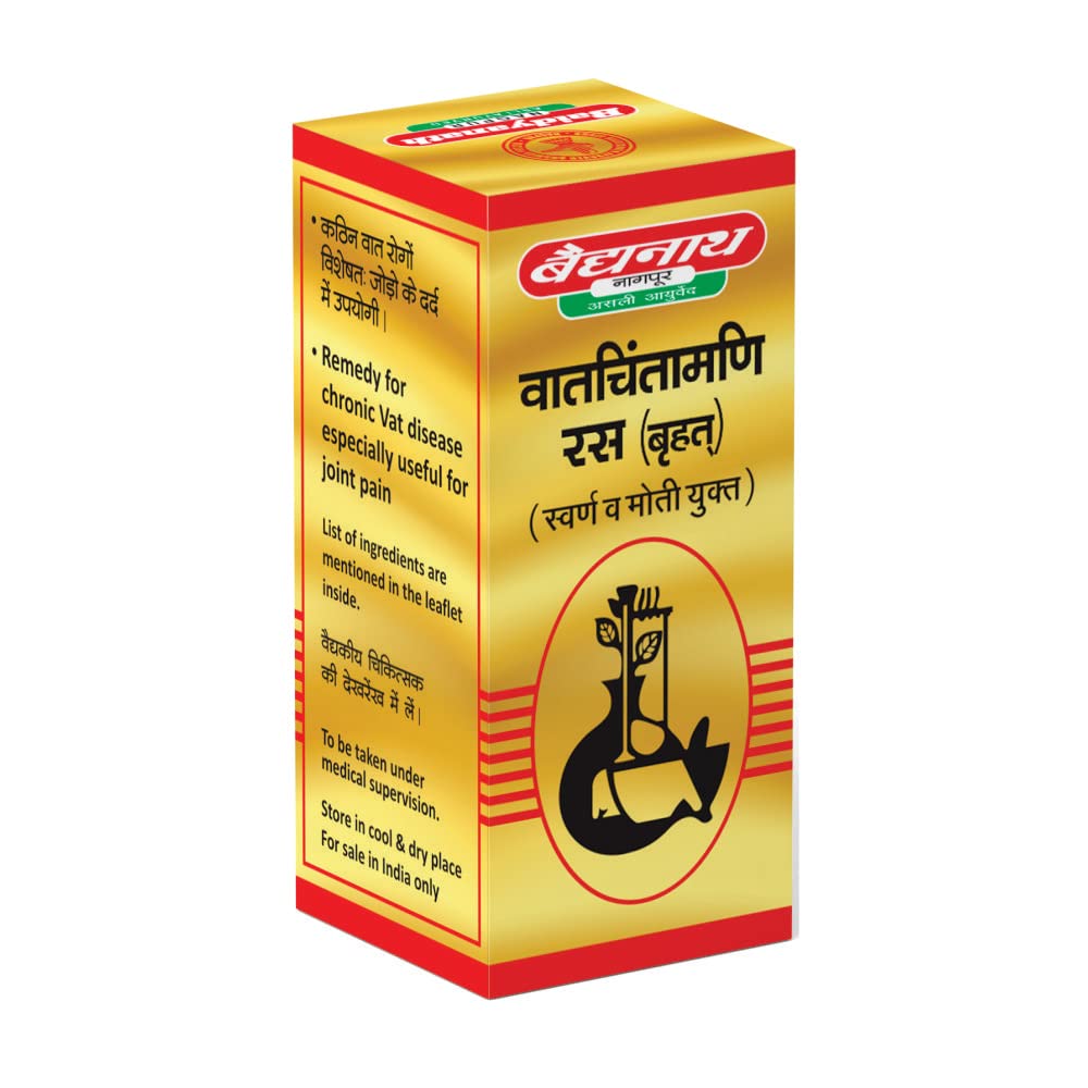 Baidyanath Asli Ayurved Vatchintamani Ras (Brihat) With Gold I For Joint Pain I 10 Tablets (B087LT1SR6) Amazon Price History, Amazon Price Tracker
