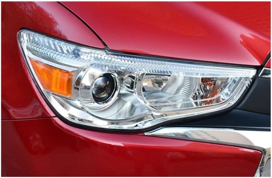 Replacement Headlight Lens Covers Compatible for Mitsubishi ASX 2013~2018 Headlight Shell Lens Plexiglass Auto Replacement Parts Headlamp Shell Car Accessories(A Piar)