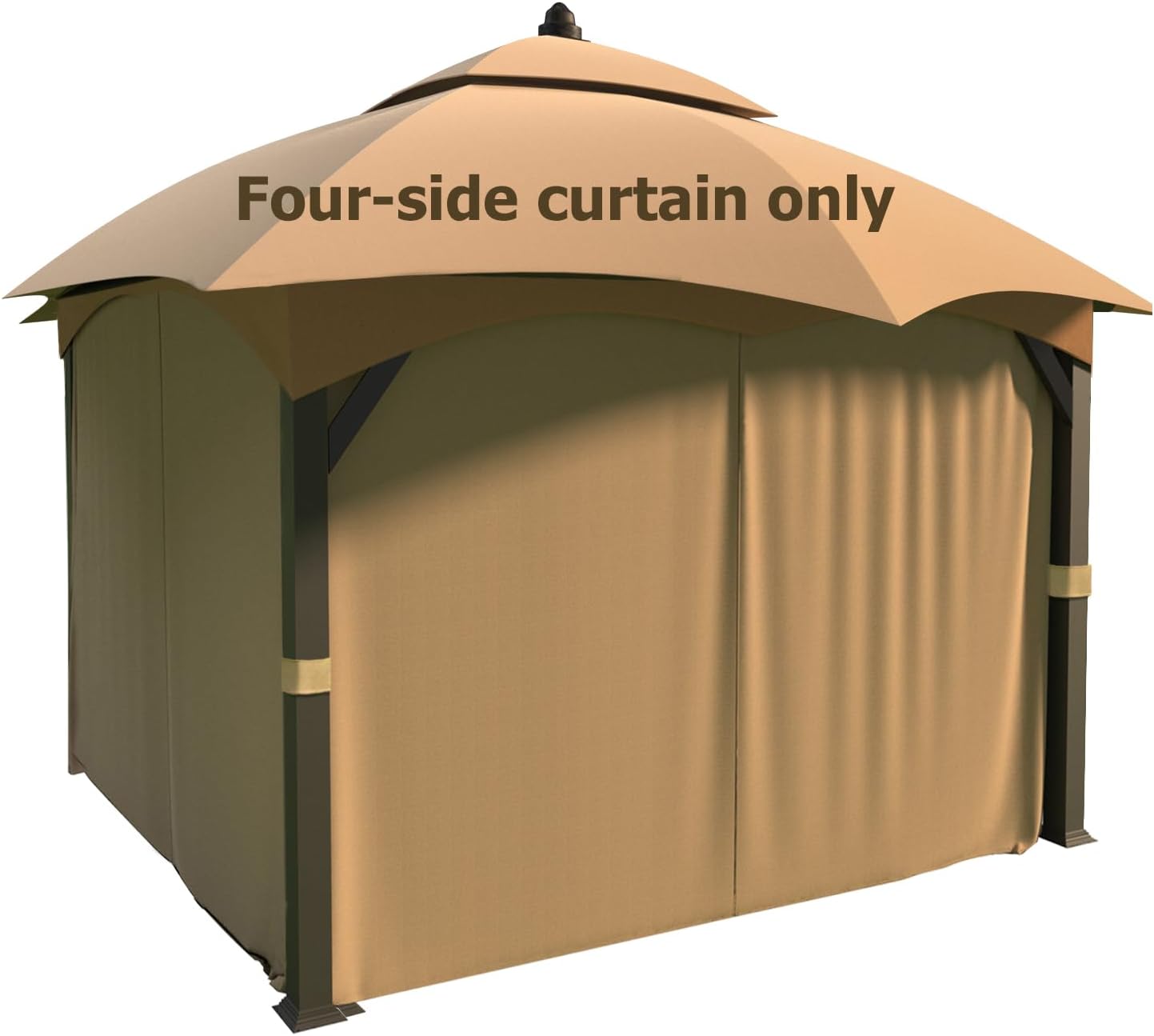 Amazon.com : 10’x12’ 4-Side Wall Gazebo Privacy Curtains with Zipper ...