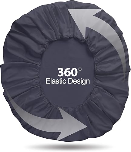 Miniatura 7 de Sábana bajera ajustable 100% algodón egipcio, tamaño King, 600 hilos, bolsillo profundo de 16 pulgadas, sábana inferior de tejido satinado suave y