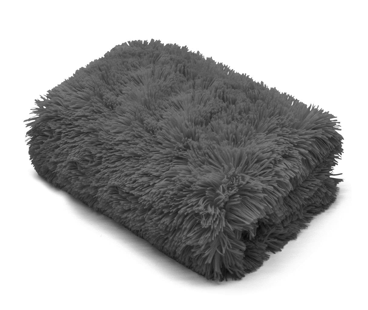 Kampala Hill Cuddles Blanket/Throw Charcoal 150 x 200cm