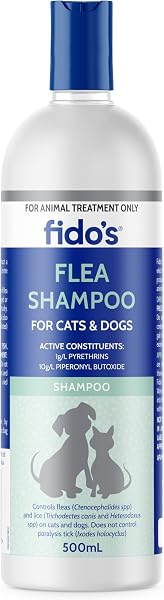 Fido's Flea Shampoo 500ml for Dogs and Cats